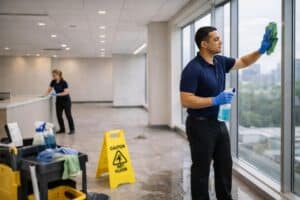 Post construction cleaning service in Canton MA cleaning commercial space after renovation