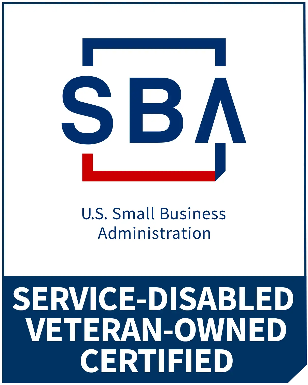 Certified Service-Disabled Veteran-Owned Small Business (SDVOSB)